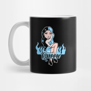 Queen Girl Doll Light Blue v2 Mug